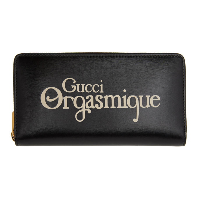 Photo: Gucci Black Gucci Orgasmique Continental Wallet