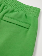 Givenchy - Josh Smith Straight-Leg Logo-Embroidered Cotton-Jersey Shorts - Green