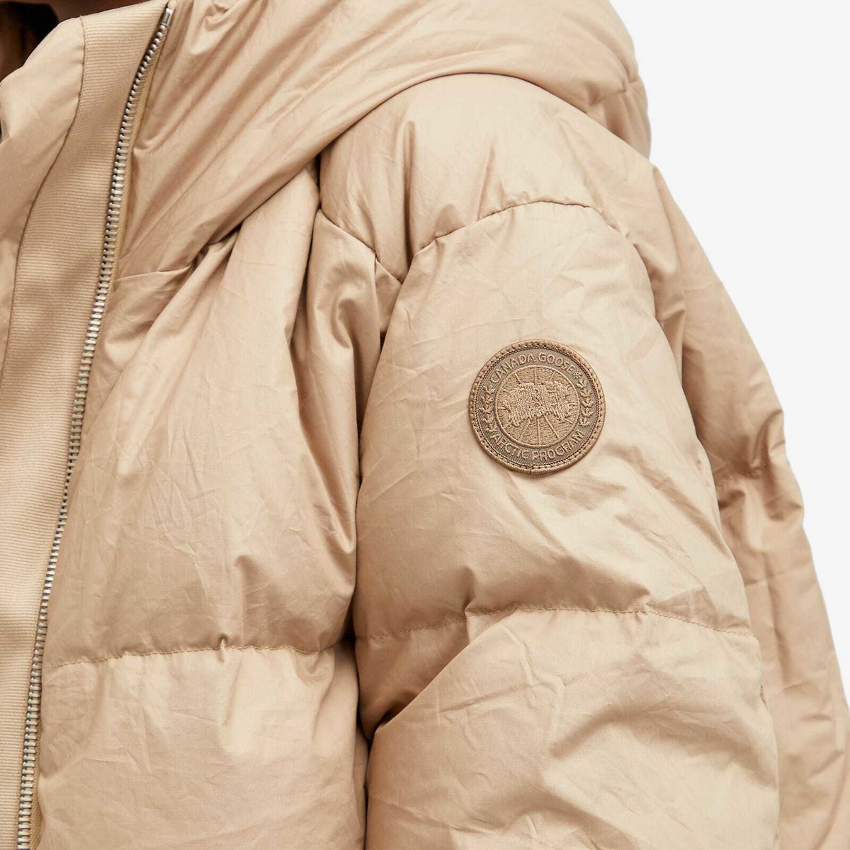 Canada Goose Women's Garnet Puffer Jacket in Desert Sand