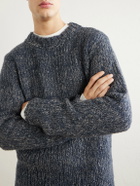 Barena - Alpaca, Wool and Linen-Blend Sweater - Blue