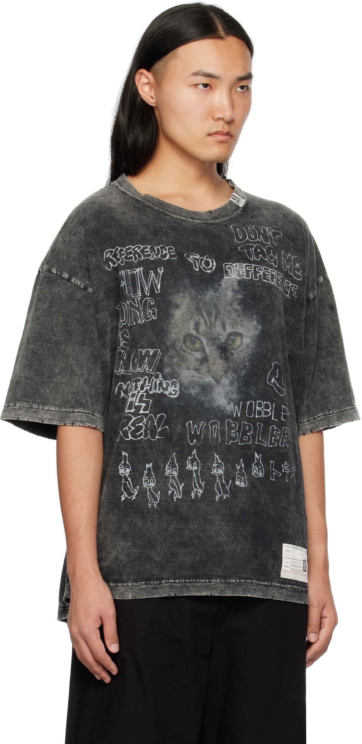 【MaisonMIHARAYASUHIRO】CatPrinted T-shirt Maison MIHARA YASUHIRO ONLINE STORE（ミハラヤスヒロオンライン