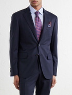 Canali - Wool-Blend Twill Suit Jacket - Blue