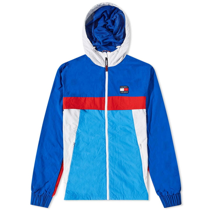 Photo: Tommy Jeans Men's Chicago Colorblock Jacket in Blue