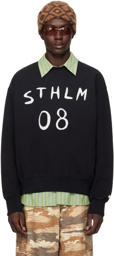 Acne Studios Black Print Sweater