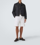 Thom Browne 4-Bar striped cotton T-shirt