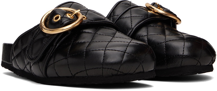 See by Chloé Black Jodie Slippers