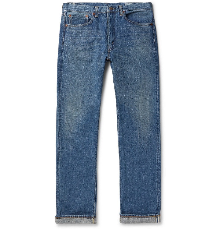 Photo: OrSlow - 107 Slim-Fit Selvedge Denim Jeans - Blue