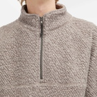 Percival Men's Quarter Zip Fleece in Oak