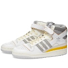 Adidas Men's Forum 84 Hi-Top Sneakers in White/Grey/Yellow
