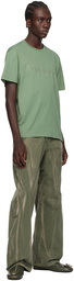 JW Anderson Green Embroidered T-Shirt