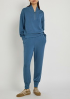 Varley The Slim Cuff 27.5 Stretch-jersey Sweatpants Blue