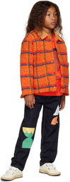TINYCOTTONS Kids Orange Tiny Poodle Sweatshirt