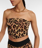 Staud - Shane leopard-print scarf top