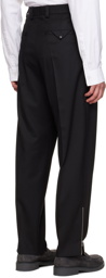 Hugo Black Zip Trousers