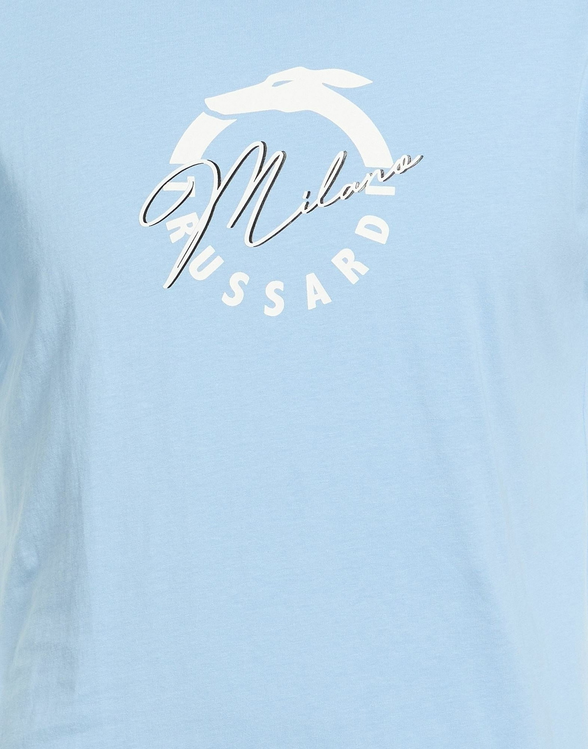 Trussardi Mens T-shirt Sky in Blue