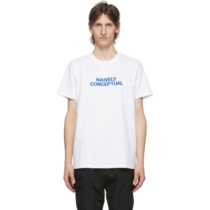 Photo: A.P.C. White Naively Conceptual T-Shirt