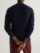 Altea - Cable-Knit Cashmere Sweater - Blue