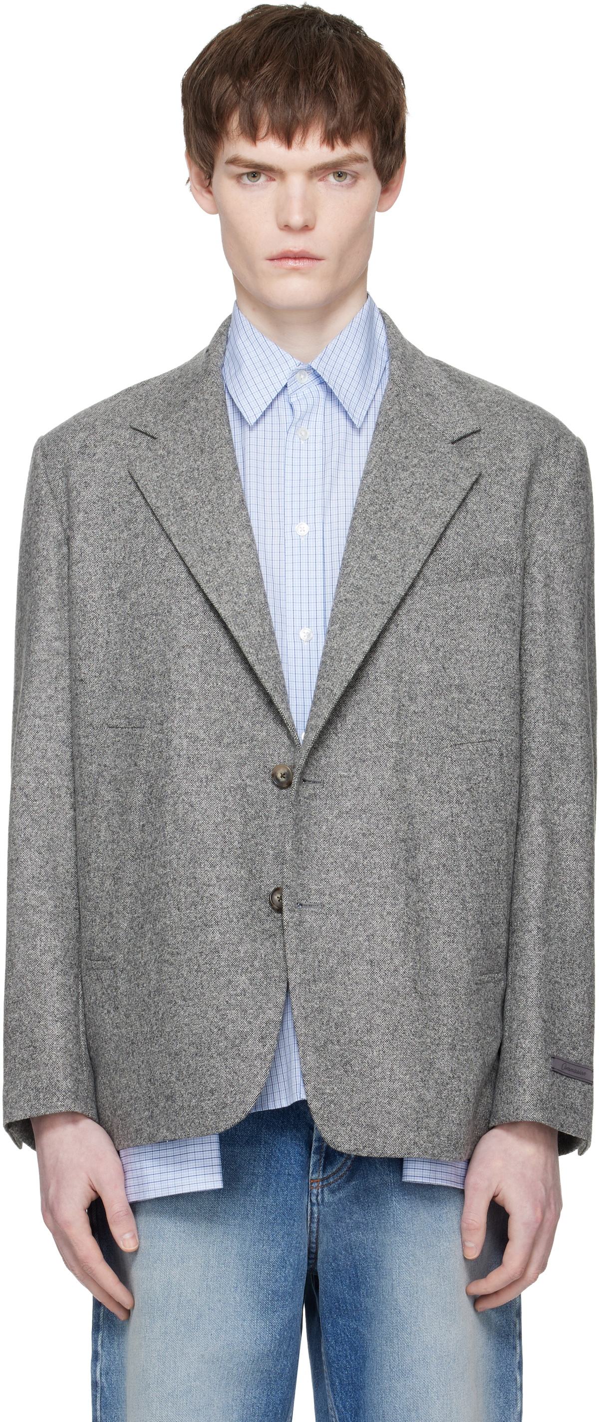 Commission Gray Varsity Blazer