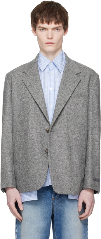 Photo: Commission Gray Varsity Blazer