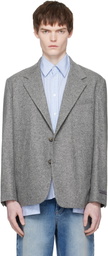Commission Gray Varsity Blazer