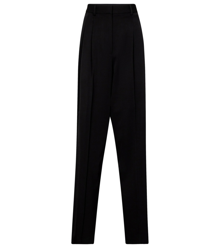 Photo: Stella McCartney - High-rise straight wool pants