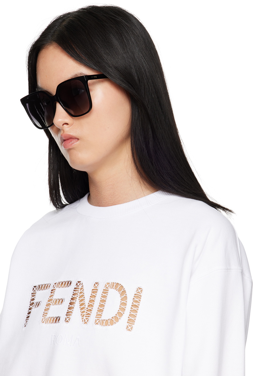 Fendi Black Square Sunglasses Fendi display picture 3