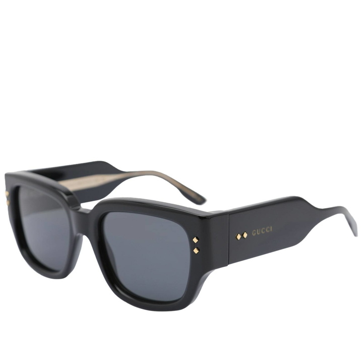 Photo: Gucci Men's Eyewear GG1261S Sunglasses in Black/Grey