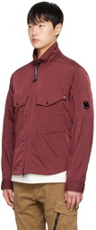 C.P. Company Burgundy Water-Resistant Jacket