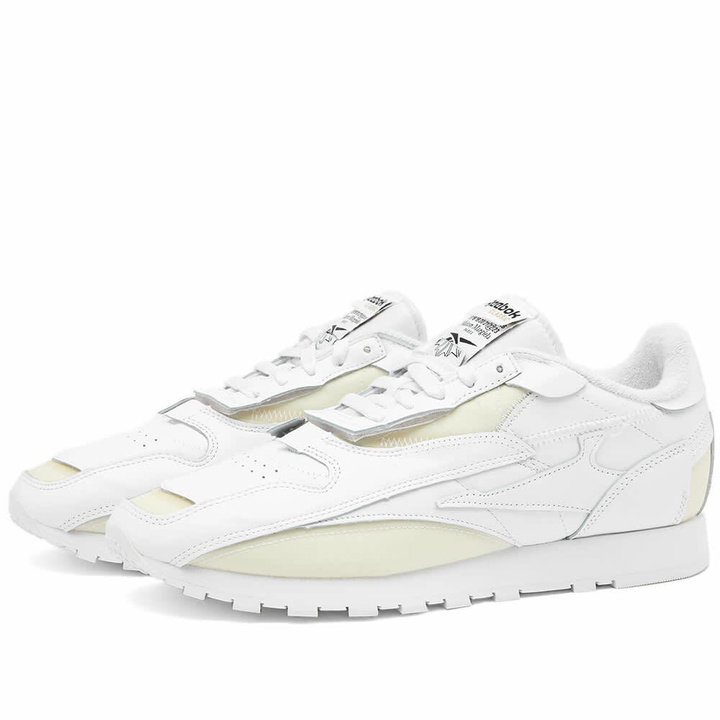 Photo: Maison Margiela x Reebok Classic Sneakers in White/Off White