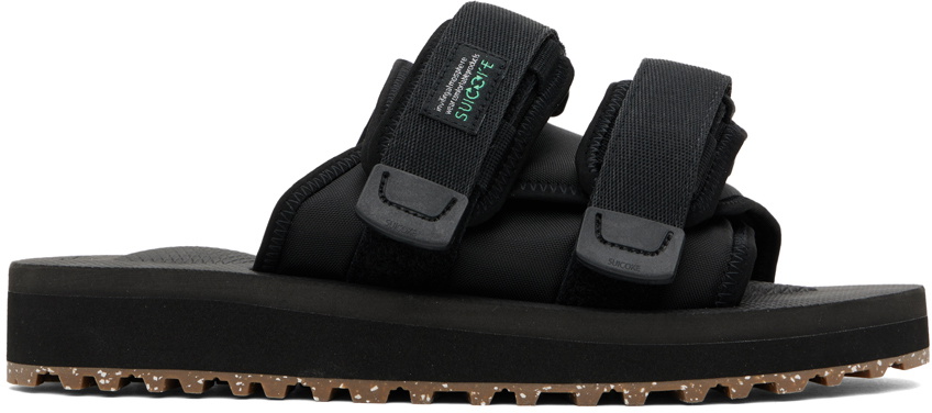 Suicoke Black MOTO-Cab-ECO Sandals Suicoke