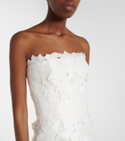 Costarellos Lace bustier gown