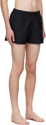 Balmain Black Monogram Swim Shorts