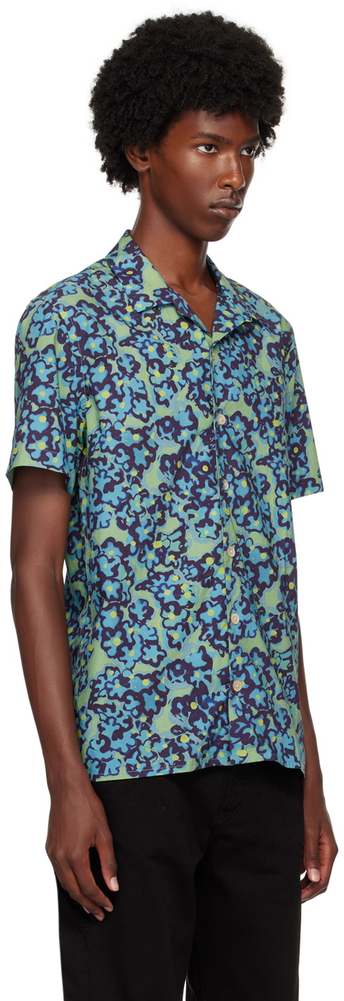 PS by Paul Smith Green Printed Shirt