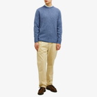 Country Of Origin Men's Geelong Seamless Knit Jumper in Light Blue