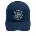 Drôle de Monsieur Men's Braided Slogan Cap in Navy 