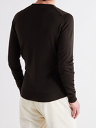 JOHN SMEDLEY - Lundy Slim-Fit Merino Wool Sweater - Brown