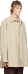 Jil Sander Beige Layered Shirt