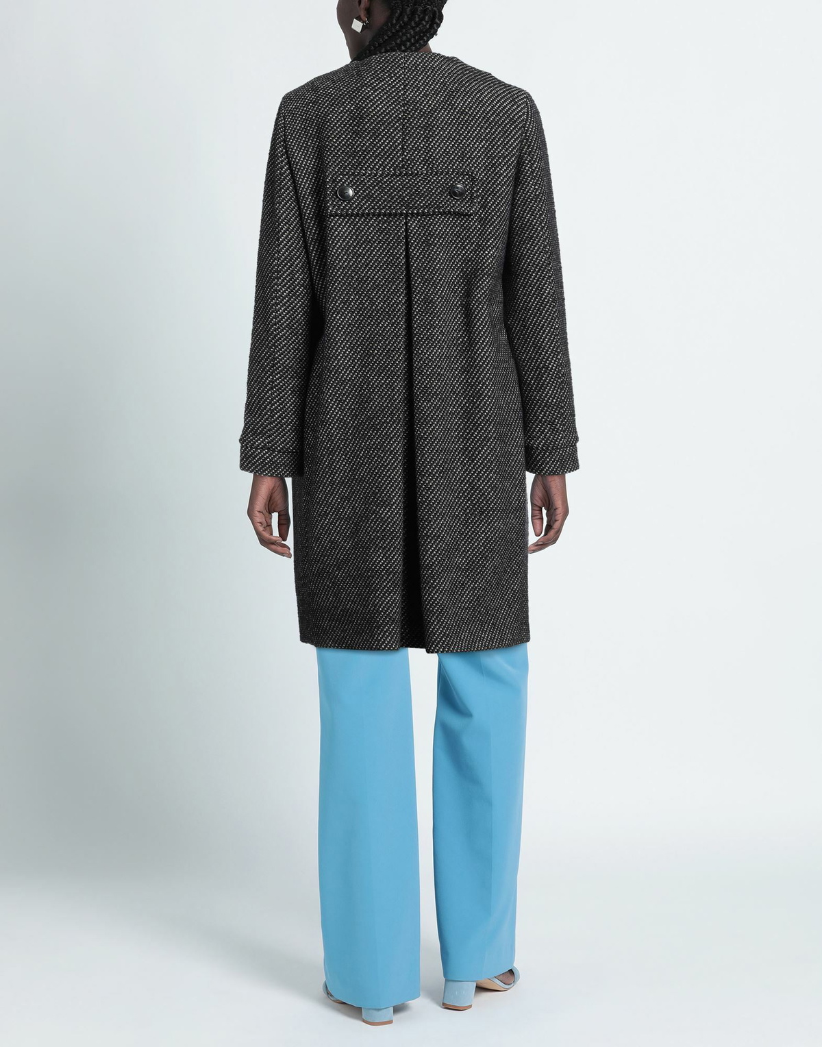 Alessia Santi Womens Coat in Black