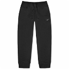 Nike Women's Phoenix Fleece Cuff Pant in Black/Sail