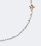 David Yurman Pearl Classics Petite 18kt gold necklace with freshwater pearls and diamonds