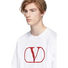 Valentino White Go Logo T-Shirt