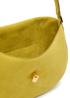 Savette Tondo Small Suede Shoulder bag - Yellow - One Size