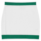 Casablanca Women's 3D Monogram Mini Skirt in White