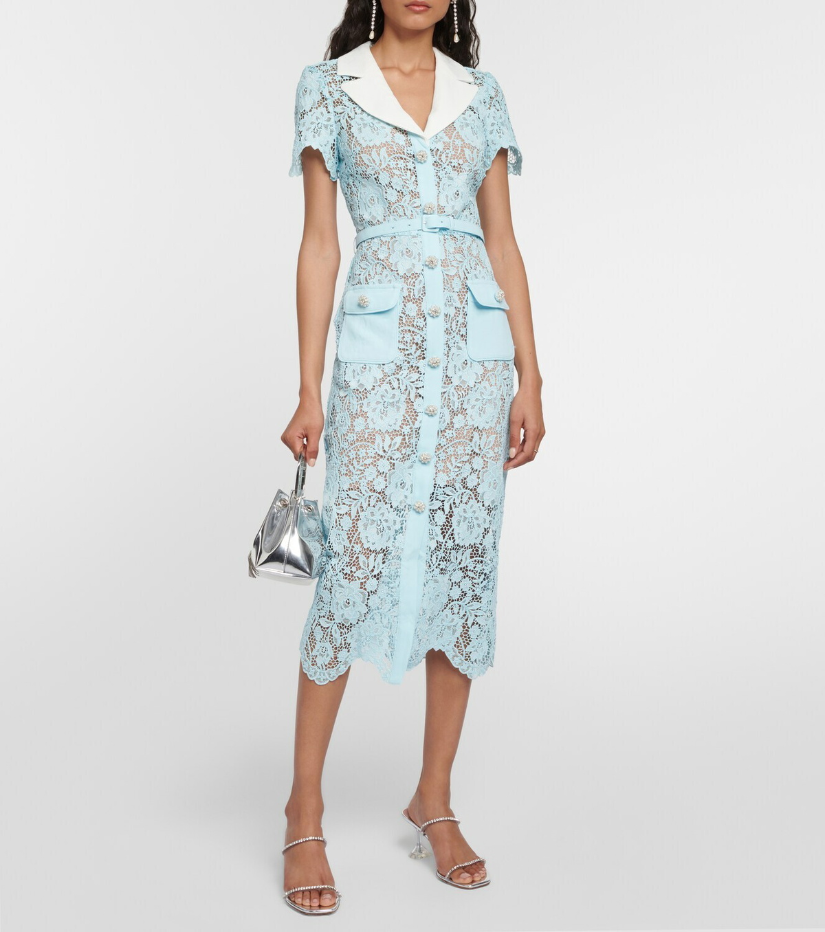 Self Portrait Lace midi dress Self Portrait