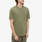 Folk Men's Pocket Assembly T-Shirt in Olive Nep