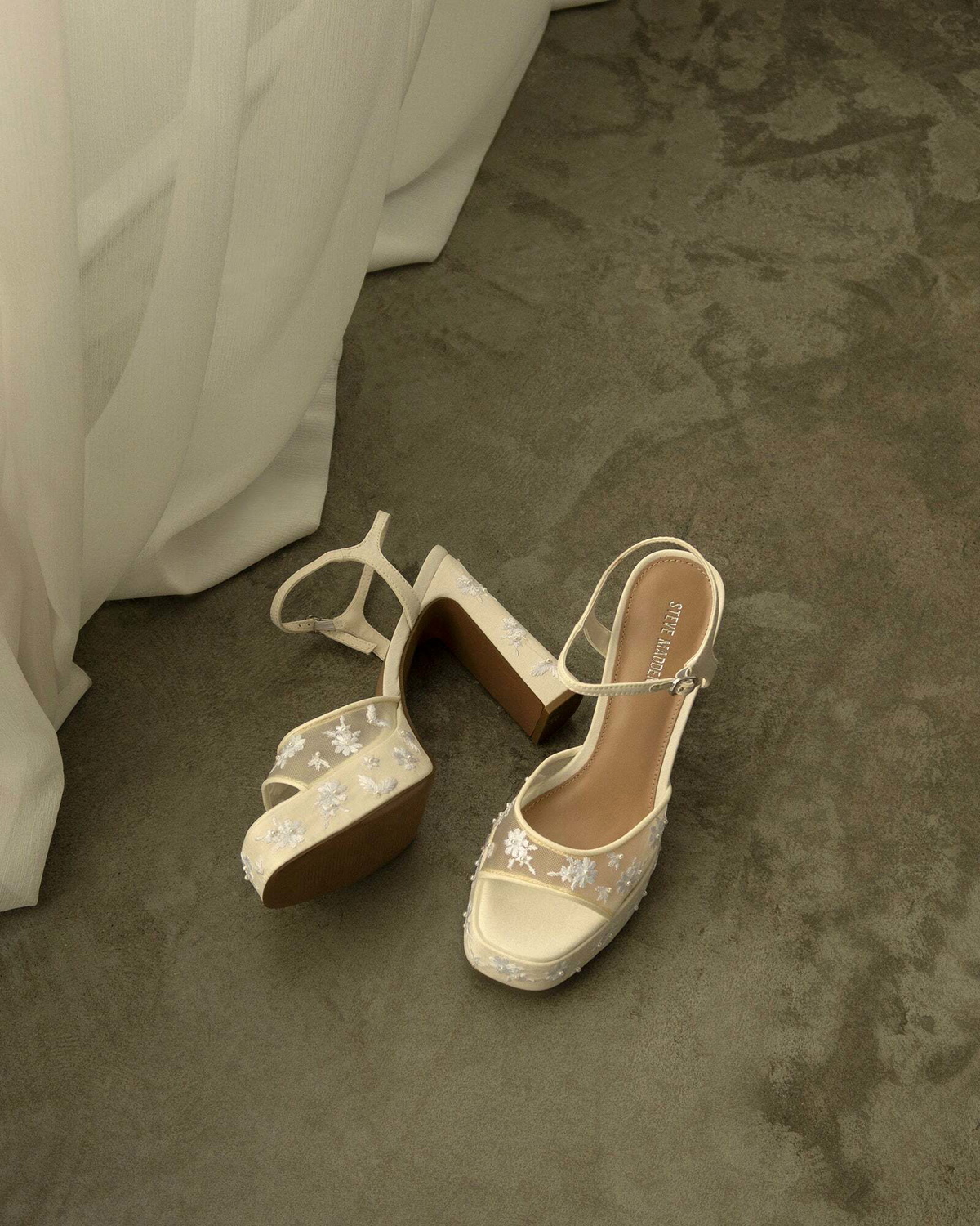 Steve Madden Liandra-E Heels in White