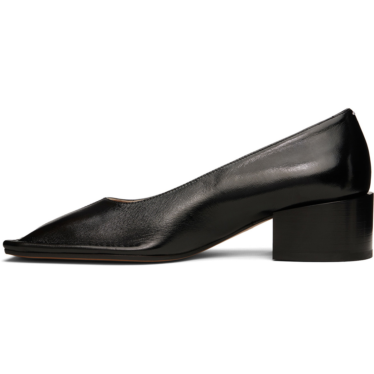 Maison Margiela Black Piped Pump Heels