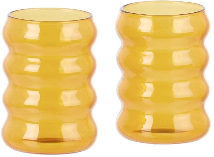 Sophie Lou Jacobsen Yellow Small Ripple Cup Set