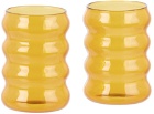 Sophie Lou Jacobsen Yellow Small Ripple Cup Set