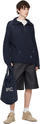 A.P.C. Navy Shopping Rebound Tote